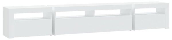 TV skříňka s LED osvětlením bílá 240x35x40 cm 3152722