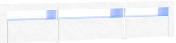 TV skříňka s LED osvětlením bílá 195 x 35 x 40 cm 3152738