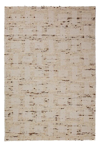 Ručně tkaný koberec s příměsí vlny v přírodní barvě 140x200 cm Rova Blend – Flair Rugs