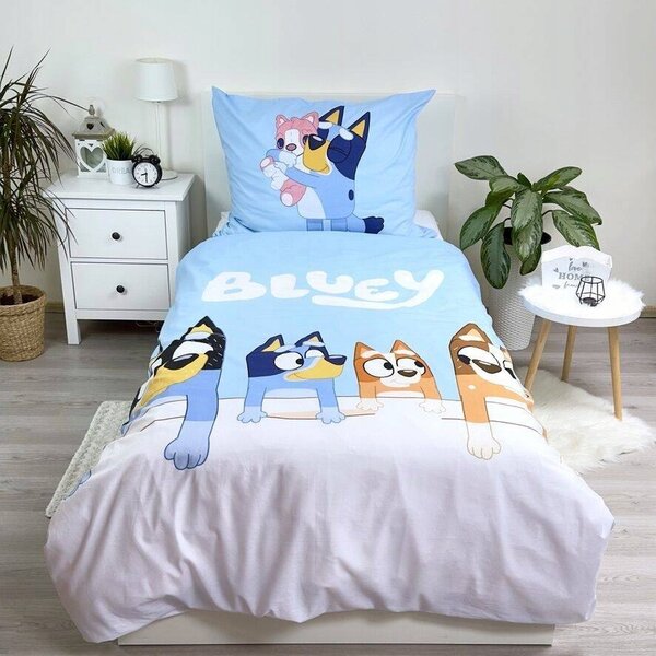 Povlečení Bluey Pejsci modré 6952 140x200 JERRY FABRICS