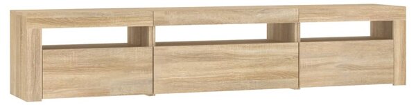 TV skříňka s LED osvětlením dub sonoma 195 x 35 x 40 cm 3152740