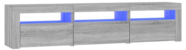 TV skříňka s LED osvětlením šedá sonoma 180x35x40 cm 3152760