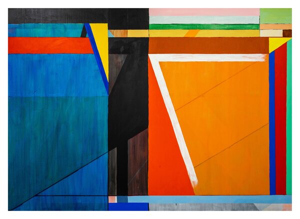 Skleněný obraz - Geometrie (70x50 cm)