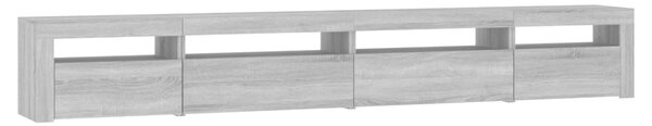 TV skříňka s LED osvětlením šedá sonoma 270 x 35 x 40 cm 3152752
