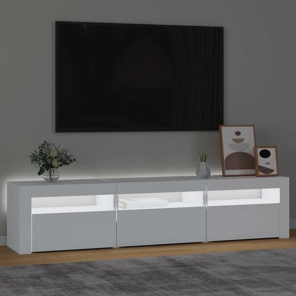TV skříňka s LED osvětlením bílá 180 x 35 x 40 cm 3152754