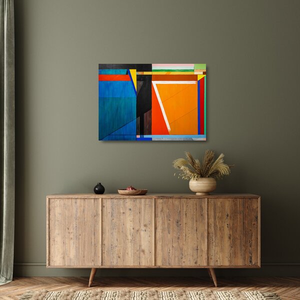 Skleněný obraz - Geometrie (70x50 cm)