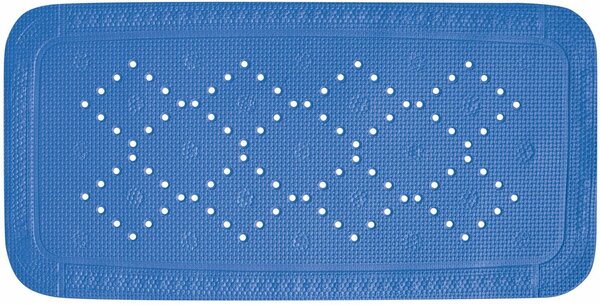 Spirella protiskluzová podložka do vany ALASKA, modrá, PVC, 71 x 36 cm