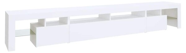 TV skříňka s LED osvětlením bílá 260x36,5x40 cm 3152778