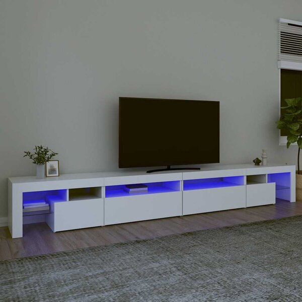 TV skříňka s LED osvětlením bílá 290 x 36,5 x 40 cm 3152802