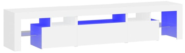 TV skříňka s LED osvětlením bílá 200x36,5x40 cm 3152810