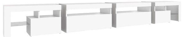 TV skříňka s LED osvětlením bílá 290 x 36,5 x 40 cm 3152802