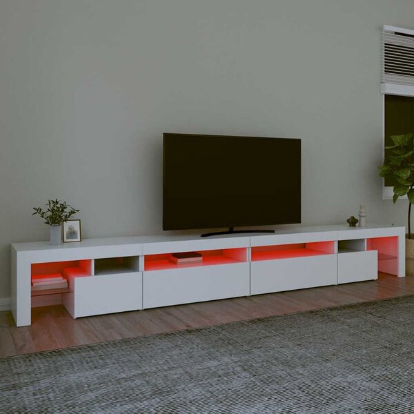 TV skříňka s LED osvětlením bílá 290 x 36,5 x 40 cm 3152802