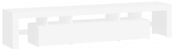 TV skříňka s LED osvětlením bílá 200x36,5x40 cm 3152810