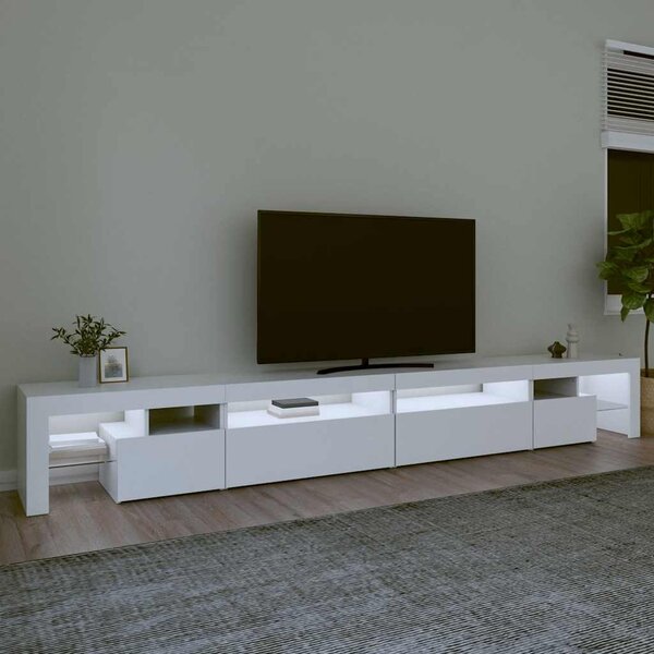 TV skříňka s LED osvětlením bílá 290 x 36,5 x 40 cm 3152802