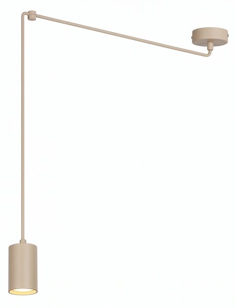 Závěsné svítidlo TRAKER 1 – moka, 1× GU10, šířka 8 cm