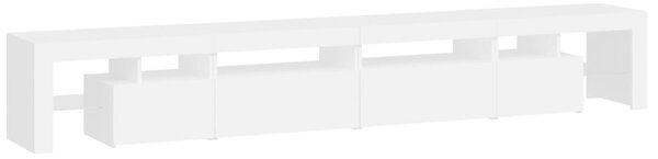 TV skříňka s LED osvětlením bílá 260x36,5x40 cm 3152818