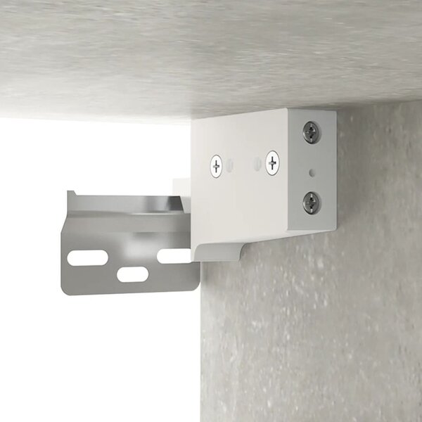 3dílná sada koupelnového nábytku betonově šedá 3152851