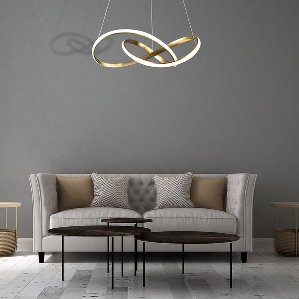 Závěsné LED svítidlo Cappio, 1x LED 36w, 4000k, g