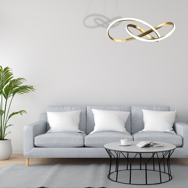 Závěsné LED svítidlo Cappio, 1x LED 36w, 4000k, g