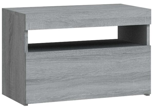 Noční stolek s LED osvětlením šedý sonoma 60 x 35 x 40 cm 3152828