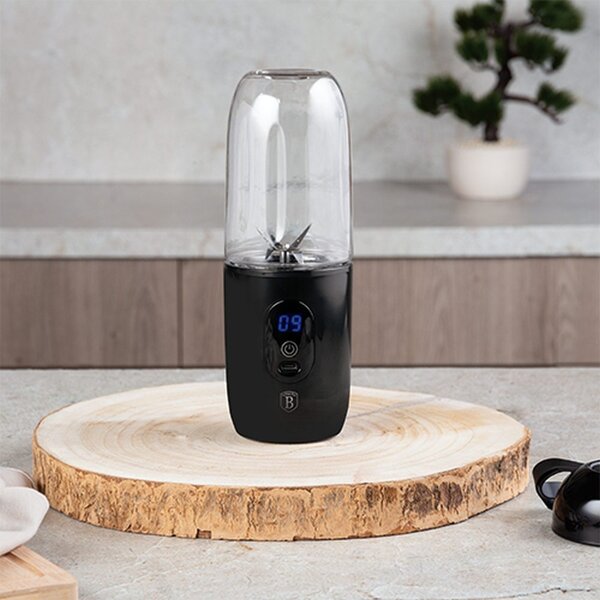 Mixér smoothie s USB nabíjením černý
