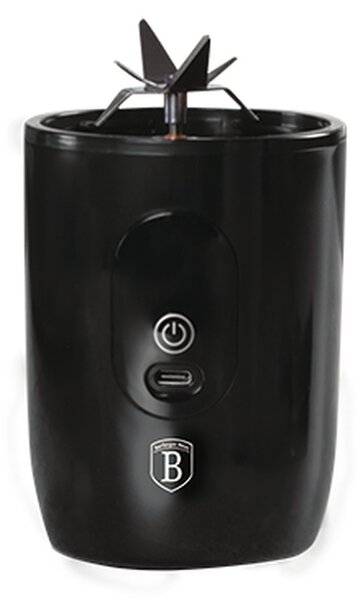 Mixér smoothie s USB nabíjením černý