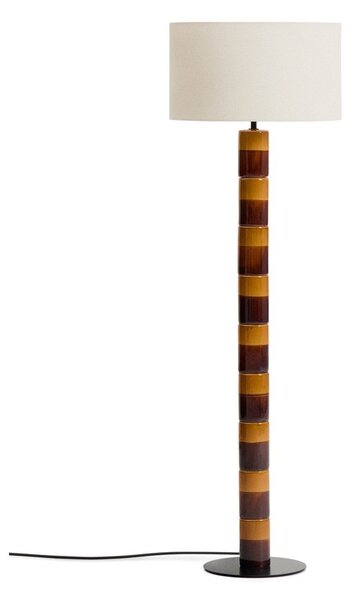 Stojací lampa s textilním stínidlem (výška 146 cm) Mavran – Kave Home