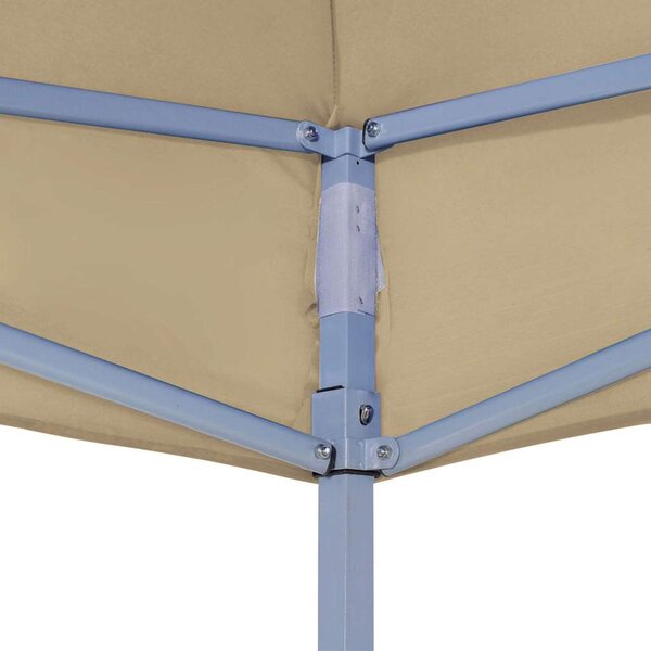 Střecha k party stanu 3 x 3 m béžová 270 g/m² 315318