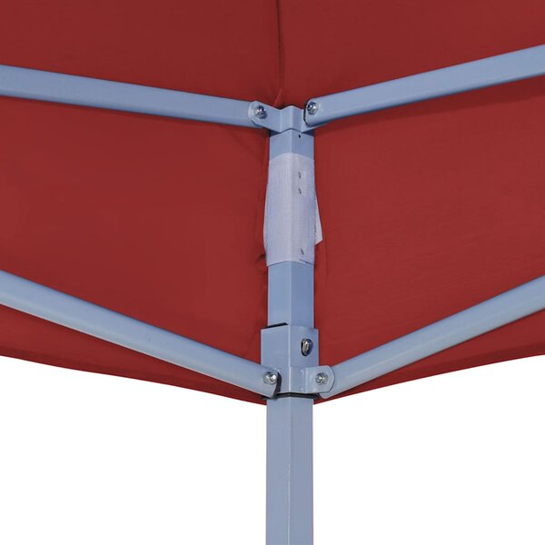 Střecha k party stanu 6 x 3 m vínová 270 g/m² 315331