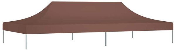 Střecha k party stanu 6 x 3 m hnědá 270 g/m² 315332