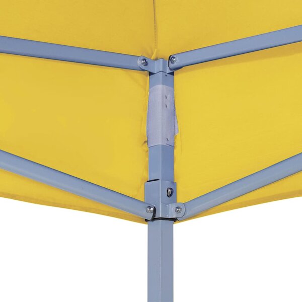 Střecha k party stanu 3 x 3 m žlutá 270 g/m² 315326