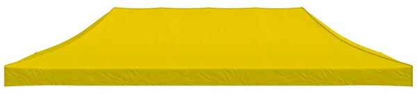 Střecha k party stanu 6 x 3 m žlutá 270 g/m² 315335