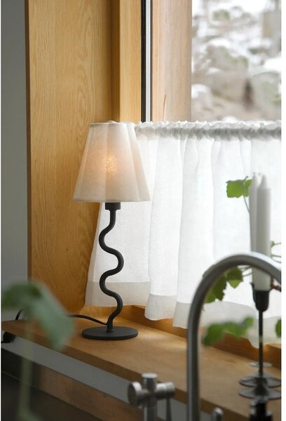 Béžová kovová stolní lampa s textilním stínidlem (výška 41 cm) Veya – Markslöjd