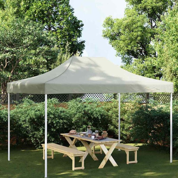Střecha k party stanu 4 x 3 m krémová 270 g/m² 315349