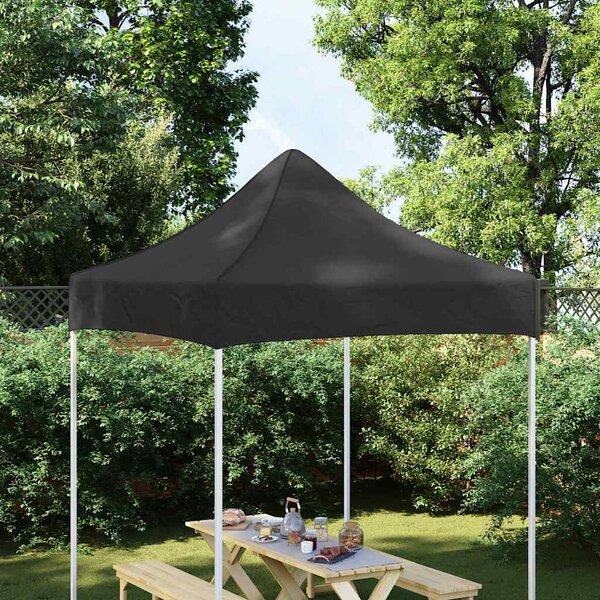 Střecha k party stanu 2 x 2 m černá 270 g/m² 315347