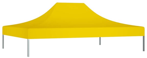 Střecha k party stanu 4,5 x 3 m žlutá 270 g/m² 315374