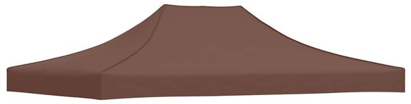 Střecha k party stanu 4 x 3 m hnědá 270 g/m² 315358