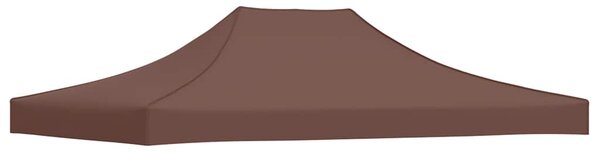 Střecha k party stanu 4 x 3 m hnědá 270 g/m² 315358