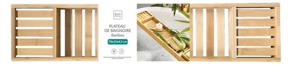 Bambusový podnos do vany 70 cm Hanoi – douceur d'intérieur