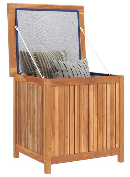 Zahradní úložný box 60 x 50 x 58 cm masivní teakové dřevo 315379