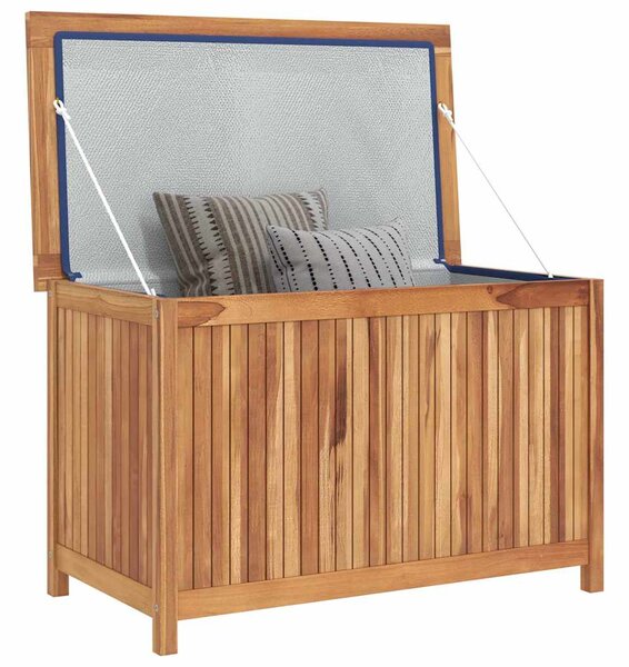 Zahradní úložný box 90 x 50 x 58 cm masivní teakové dřevo 315380
