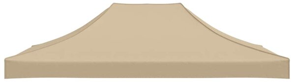 Střecha k party stanu 4,5 x 3 m béžová 270 g/m² 315366