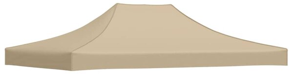 Střecha k party stanu 4,5 x 3 m béžová 270 g/m² 315366