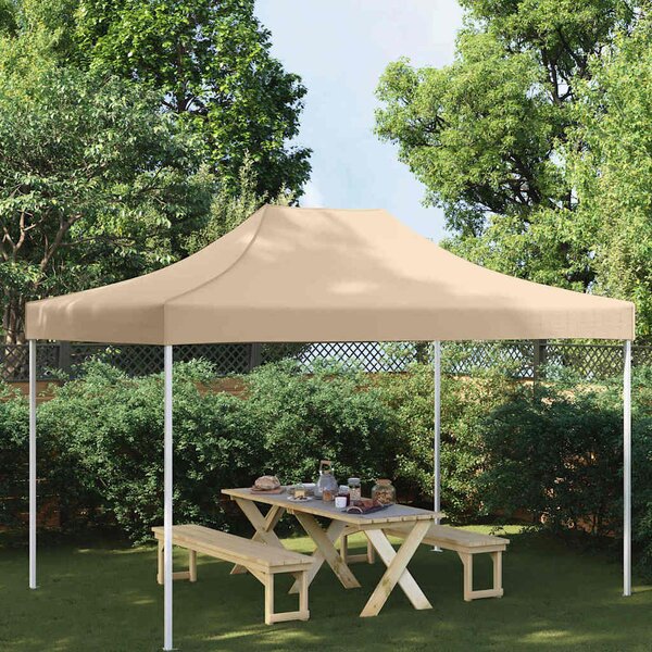 Střecha k party stanu 4,5 x 3 m béžová 270 g/m² 315366