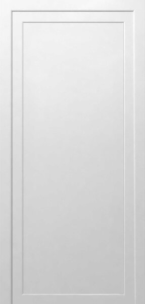 Solid Elements Vedlejší vchodové dveře Simple, 80 P, 880 × 1980 mm, plast, pravé, bílé, plné
