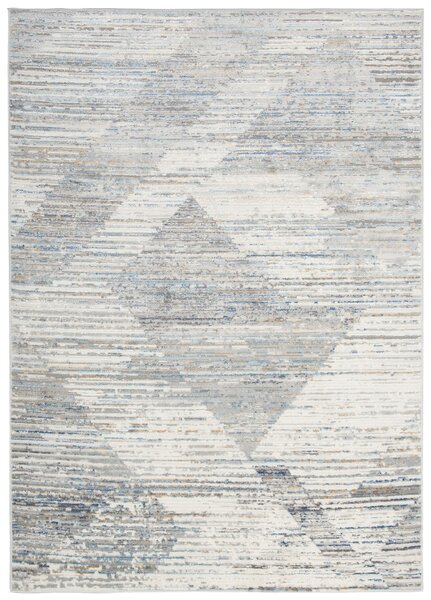 Makro Abra Moderní kusový koberec PORTLAND G501B bílý modrý Rozměr: 120x170 cm