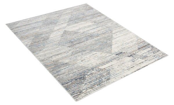 Makro Abra Moderní kusový koberec PORTLAND G501B bílý modrý Rozměr: 120x170 cm