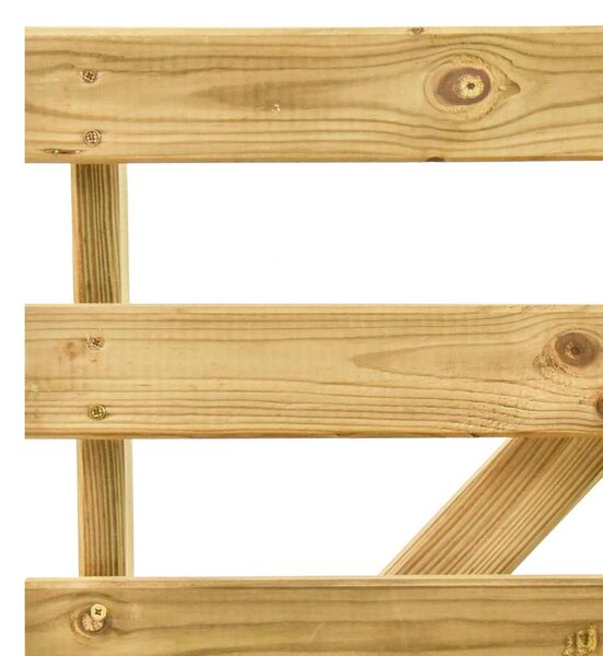 Zahradní lavice 120 cm impregnované borové dřevo 315393