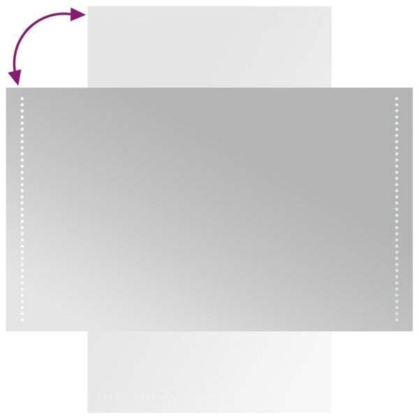 Koupelnové zrcadlo s LED osvětlením 60x100 cm 3154057