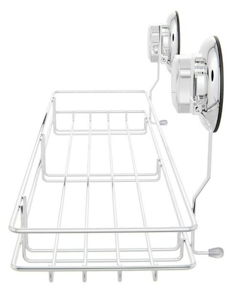 Polička pod zrcadlo bez vrtání Compactor - Bestlock systém, nosnost až 12 kg, chrom